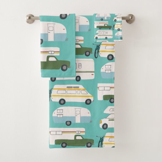 RV Campervan vanlife Motorhome Trailer CUSTOMIZE Bad Handdoek (Insitu)