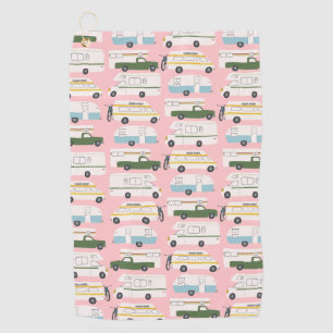 RV Campervan vanlife Motorhome Trailer CUSTOMIZE Golfhanddoek