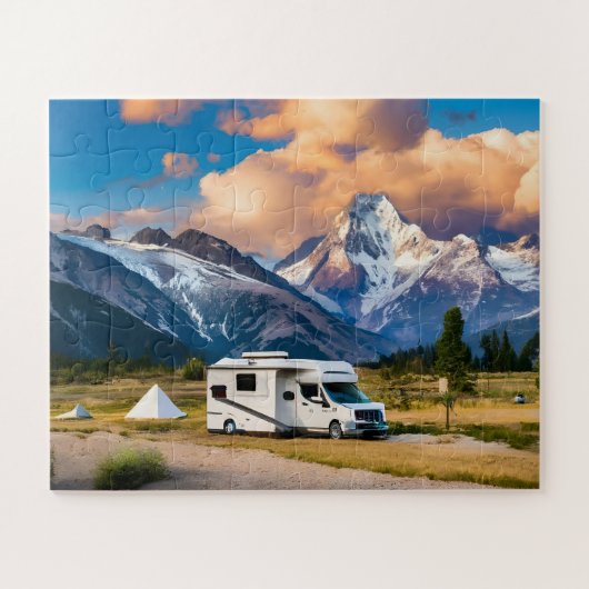 RV Camping Puzzels RV Tour Familie RV Reis (Horizontaal)