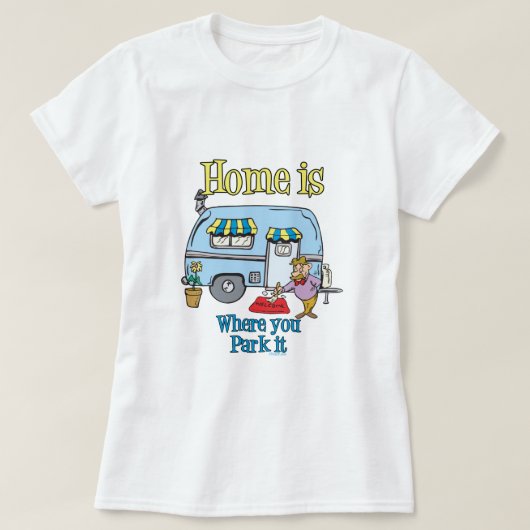 Rv Camping T-shirt (Design voorkant)