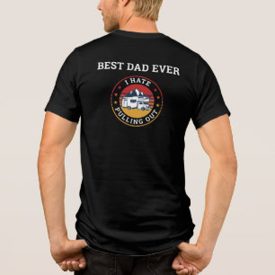 RV Camping Vaderdag Custom Beste Papa Ooit Tri-Blend Shirt