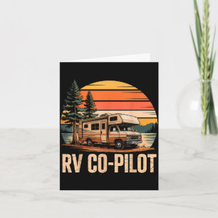 Rv copiloot rv kamperen camper zonsondergang lands kaart