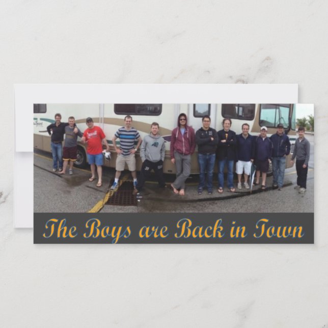 RV Derby Reis Fotokaart (Voorkant)