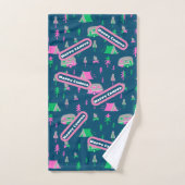 RV en Camping Love Perfect Camping Happy Camper Bad Handdoek (Handdoek)