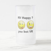 "RV Happy"-Mok Matglas Bierpul (Center)