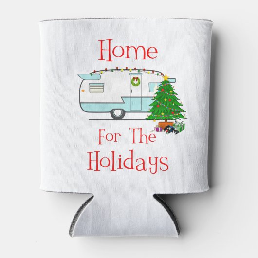 RV Home voor de Feestdagen Blikjeskoeler (Voorkant)