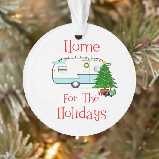 RV Home voor de Feestdagen Ornament (Boom)