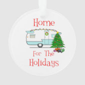 RV Home voor de Feestdagen Ornament (achterkant)