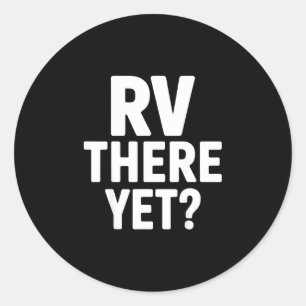 Rv kamperen camper rv daar nog weg trip ronde sticker