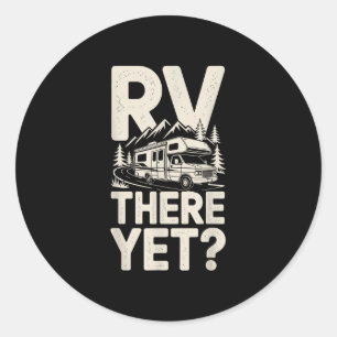 Rv kamperen camper rv daar nog weg trip ronde sticker