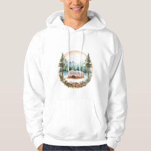 RV Kamperen in de Bossen, RV camper Hoodie