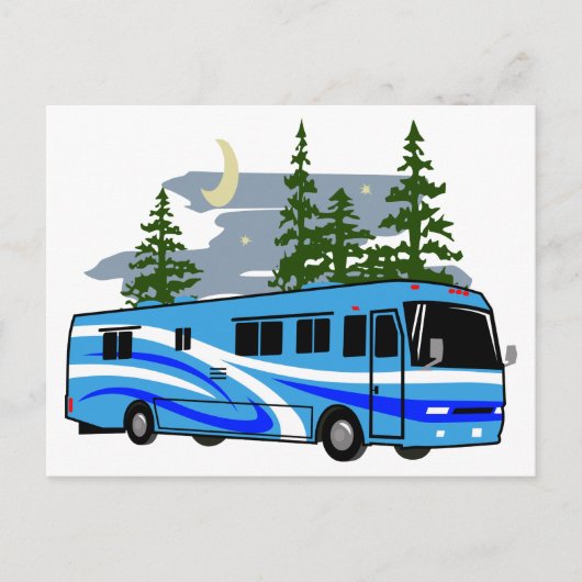 RV Motorhome Briefkaart (Voorkant)