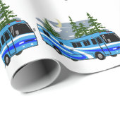 RV Motorhome Cadeaupapier (Rol Hoek)