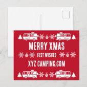 RV Motorhome Kerstdecoratie Briefkaart (Voorkant / Achterkant)