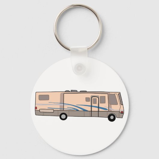 RV Motorhome Sleutelhanger (Voorkant)
