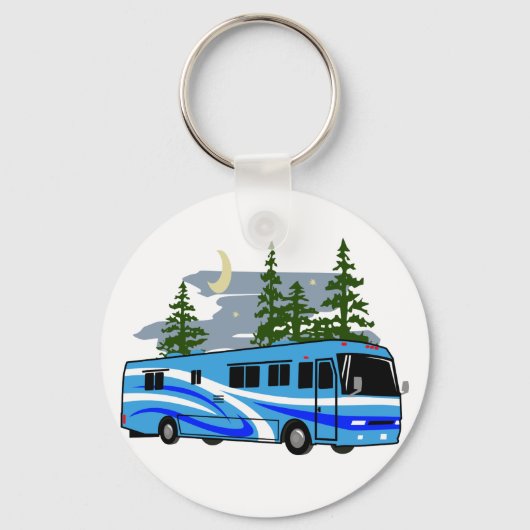 RV Motorhome Sleutelhanger (Voorkant)