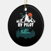 RV Pilot Camping Motorhome Reizen Vacking Gift Keramisch Ornament (Links)