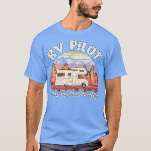 RV Pilot die de reis Camping Gift aanpast T-shirt