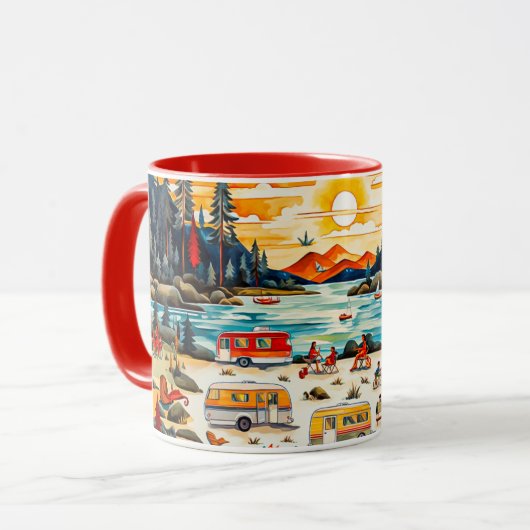 RV-reizen Mok (Voorkant links)