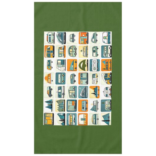 RV-reizen Tafelkleed (Voorkant)