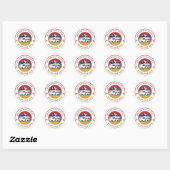 RV Road Trip Matching Family Camping Vacking Ronde Sticker (Vel)