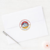 RV Road Trip Matching Family Camping Vacking Ronde Sticker (Envelop)