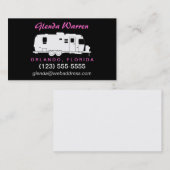 RV Silhouette Calling Card Contactkaartje (Voorkant / Achterkant)