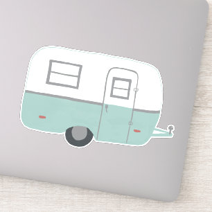  RV-trailer Camper Cute Drawing Art Sticker