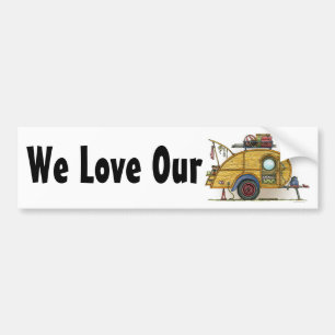 RV trappendienst met trappendienst Bumpersticker