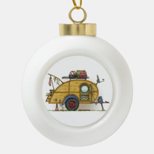 RV trappendienst met trappendienst Keramische Bal Ornament