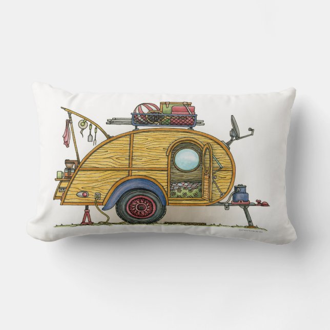 RV  trappendienst met trappendienst Kussen (Voorkant)