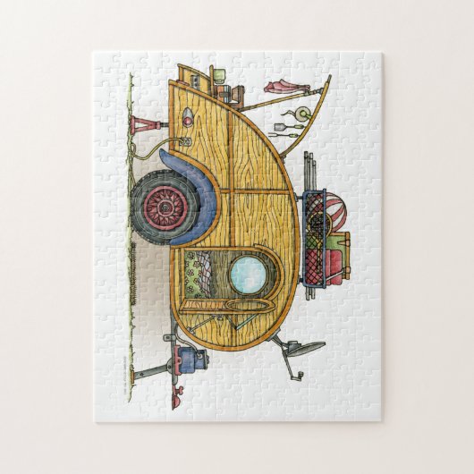 RV  trappendienst met trappendienst Legpuzzel (Verticaal)