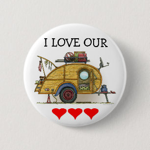 RV trappendienst met trappendienst Ronde Button 5,7 Cm