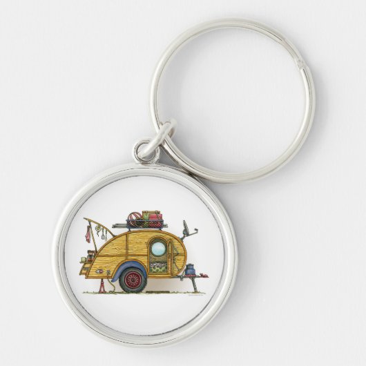 RV trappendienst met trappendienst Sleutelhanger (Voorkant)