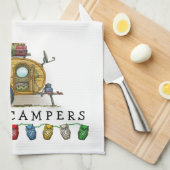 RV  trappendienst met trappendienst Theedoek (Quarter Fold)