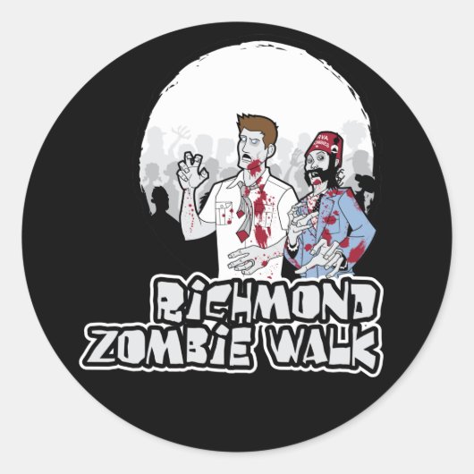 RVA Zombie Walk stickers (Voorkant)