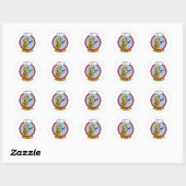 RVAH-1 Koele Tijgers Ronde Sticker (Vel)