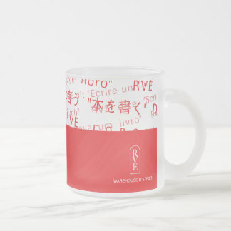 RVE DIT : "Écrivez un livre" Mug givrée