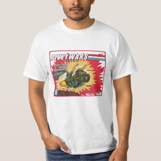 Rvet Wars Rocket Firket Motorcycle T-shirt (Voorkant)