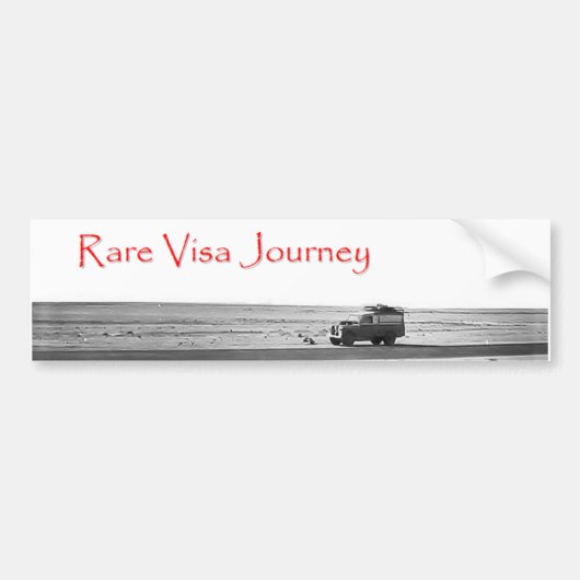 RVJ Desert Crossing Bumpersticker (Voorkant)