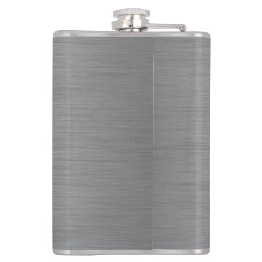 RVS- en koperen flacon met monogram (Achterkant)