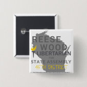 RW4WIA-Button Vierkante Button 5,1 Cm (Voorkant /achterkant)