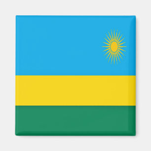 RW - Rwanda - vlag - Magneet