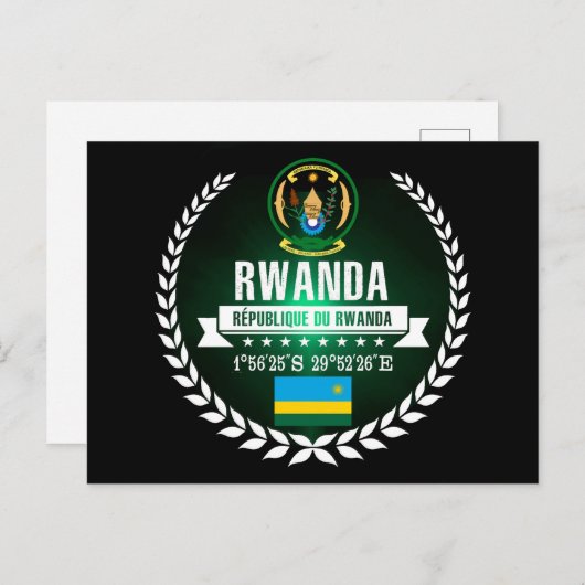 Rwanda Briefkaart (Voorkant / Achterkant)