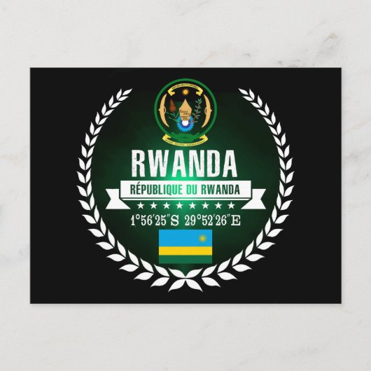 Rwanda Briefkaart (Voorkant)