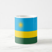 Rwanda Drapeau en céramique café Mug (Centre)