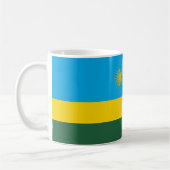 Rwanda Drapeau en céramique café Mug (Gauche)