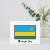 Rwanda Flag Briefkaart (Staand voorkant)