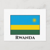 Rwanda Flag Briefkaart (Voorkant)
