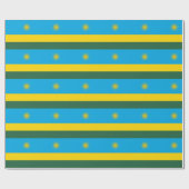 Rwanda Flag Cadeaupapier (Vlak)